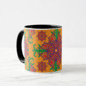 Tasse à café à motif artistique – Vaisselle élégan (Devant gauche)