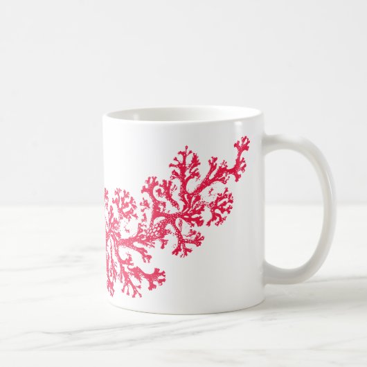 Tasse à café à motif de corail (Droite)
