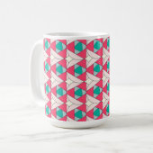 Tasse à café à motif géométrique moderne (Devant gauche)