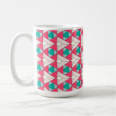 Tasse à café à motif géométrique moderne (Gauche)