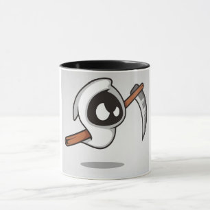 Tasse à café à motif gribouillis coloré Dessin a