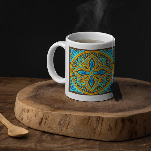 Tasse à café à motif marocain