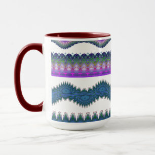 Tasse à café à motif zigzag