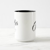 Tasse à café à nom personnalisé (Centre)