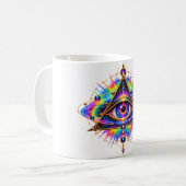 Tasse à café à orbite prismatique (Devant gauche)