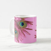 Tasse à café à plumes de paon (Devant gauche)