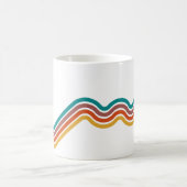 Tasse à café à rayures colorées (Centre)