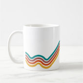 Tasse à café à rayures colorées (Gauche)
