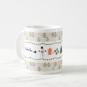 Tasse à café à thème de Noël, (Devant gauche)