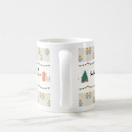 Tasse à café à thème de Noël,