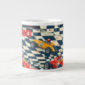 Tasse à café à thème de voiture de course (Devant)