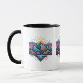 Tasse à café à vague abstraite pour les amateurs d (Gauche)