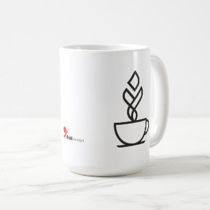 Tasse à café à vapeur géométrique D d'art en lig