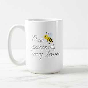 Tasse à café Abeille Patiente Mon Amour