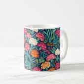 Tasse à café Abstrait Boho Œillets et Papillons (Devant droit)