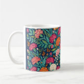 Tasse à café Abstrait Boho Œillets et Papillons (Gauche)