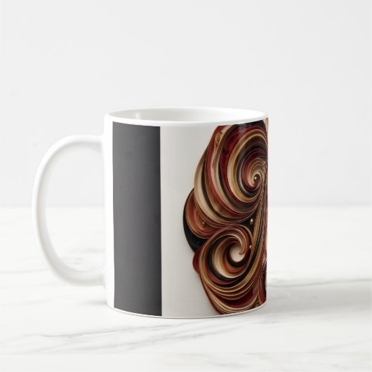 Tasse à café abstraite (Gauche)