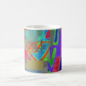 tasse à café abstraite de récupération (Centre)