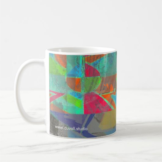 tasse à café abstraite de récupération (Gauche)