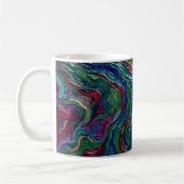 Tasse à café abstraite Delta de rivière Tons de jo (Gauche)