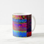 Tasse à café abstraite "Massive Capital V2" (Devant droit)
