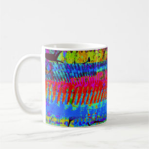 Tasse à café abstraite "Massive Capital V2"
