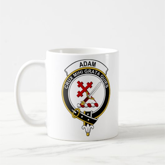 Tasse à café Adam Tartan - taille 11oz (Gauche)