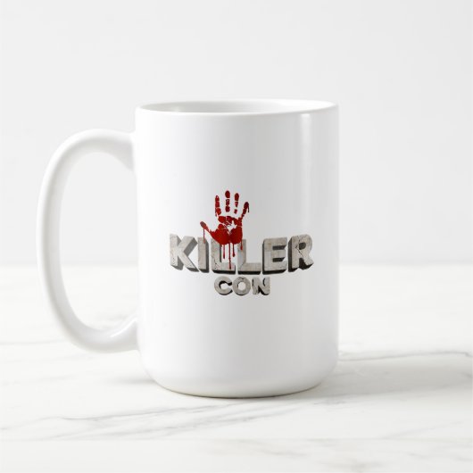 Tasse à café affichant le logo officiel du Killer  (Gauche)