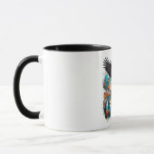 Tasse à café Aigle sans limites | Faune motivation (Gauche)