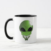 Tasse à café alien verte (Gauche)