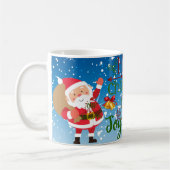 Tasse à café ambiance joyeuse de Noël arbre (Gauche)