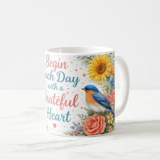 Tasse à café ambiance positive (Devant droit)