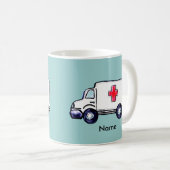 Tasse à café Ambulance Classique (Devant droit)