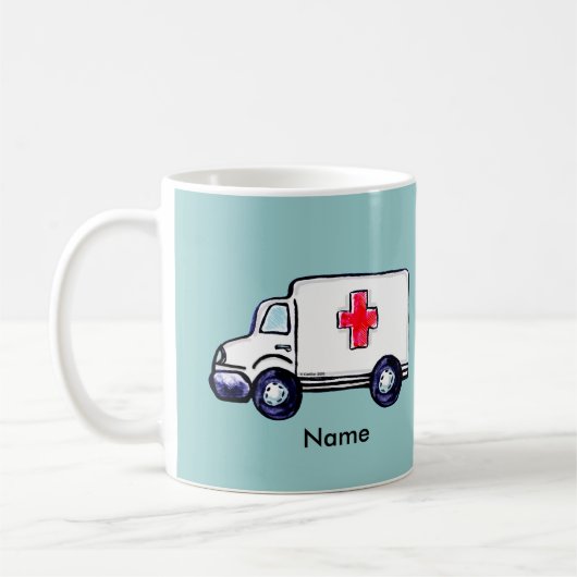 Tasse à café Ambulance Classique (Gauche)