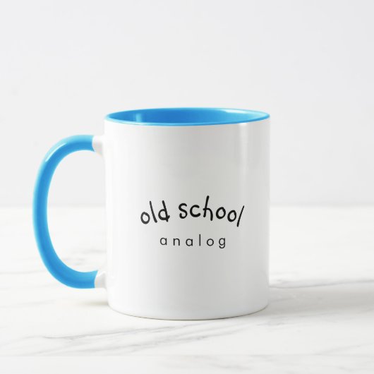 Tasse à café analogique Old School (Gauche)