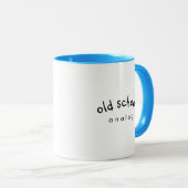 Tasse à café analogique Old School (Devant droit)