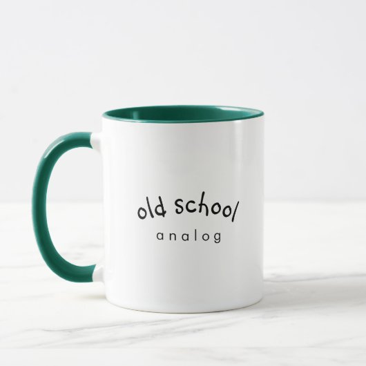 Tasse à café analogique Old School (Gauche)