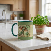 Tasse à café Ange Sérénité Trèfle