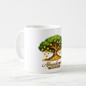 Tasse à café Arbre d'Argent Abondance (Devant gauche)