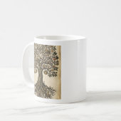 Tasse à café Arbre de Vie Vintage (Devant gauche)