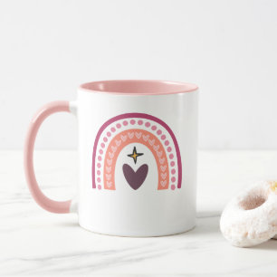 Tasse à café Arc-en-ciel Rétro « L'amour est toute