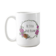 Tasse à café 'Arrête-toi et connais'