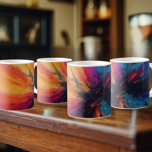 Tasse à café artisanale Cosmic Splash