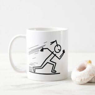 tasse à café,athlète de sprint