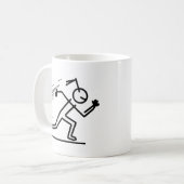 tasse à café,athlète de sprint (Devant gauche)