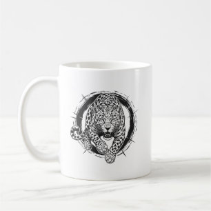 Tasse à café Attaque de Léopard / Jaguar Dynamique