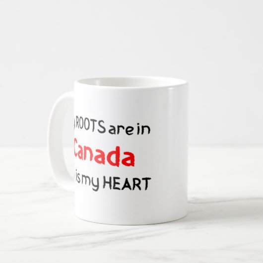 tasse à café au canada (Devant gauche)