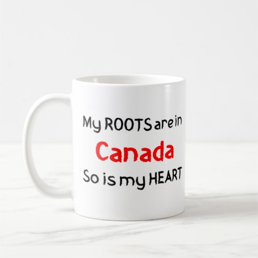 tasse à café au canada (Gauche)