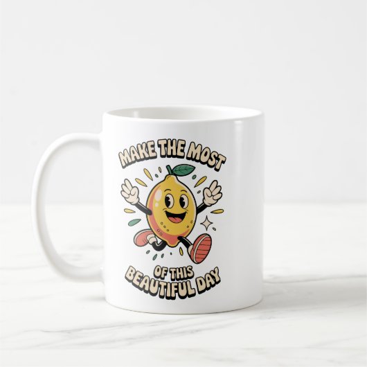 Tasse à café au citron - Profitez au maximum (Gauche)