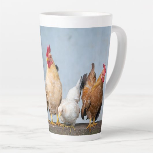 Tasse à café au poulet (Angle droit)